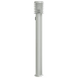 Vidaxx Außenstehleuchte mit Fassung 110 cm Edelstahl silber