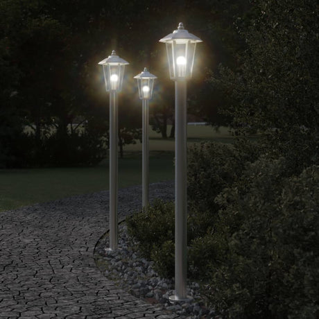 Vidaxx Außenstehleuchte 120 cm Edelstahl silberfarben