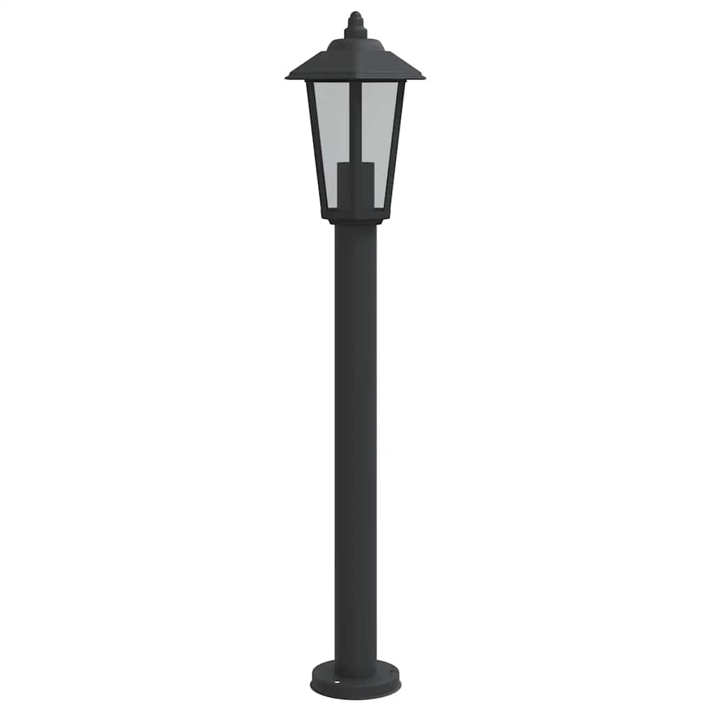Vidaxx Außenstehleuchte 80 cm Edelstahl schwarz
