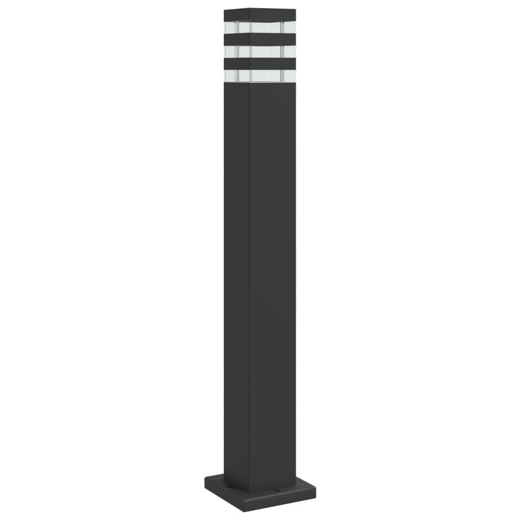 Vidaxx Außenstehleuchten 80 cm Aluminium schwarz