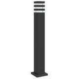 Vidaxx Außenstehleuchten 80 cm Aluminium schwarz