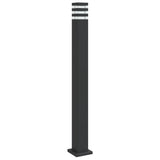 Vidaxx Außenstehleuchte 110 cm Aluminium schwarz
