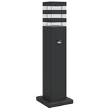 VidaXL Außenstehleuchten mit Sensor 50 cm Aluminium schwarz