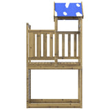 Vidaxx Spielturm mit Felswand 110,5x52,5x215 cm imprägniertes Holz