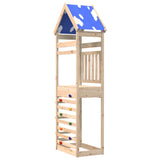 Vidaxx Spielturm mit Kletterwand 85x52,5x265 cm massives Kiefernholz
