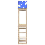 Vidaxx Spielturm mit Kletterwand 85x52,5x265 cm massives Kiefernholz