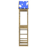 Vidaxx Spielturm mit Kletterwand 85x52,5x265 cm imprägniertes Holz