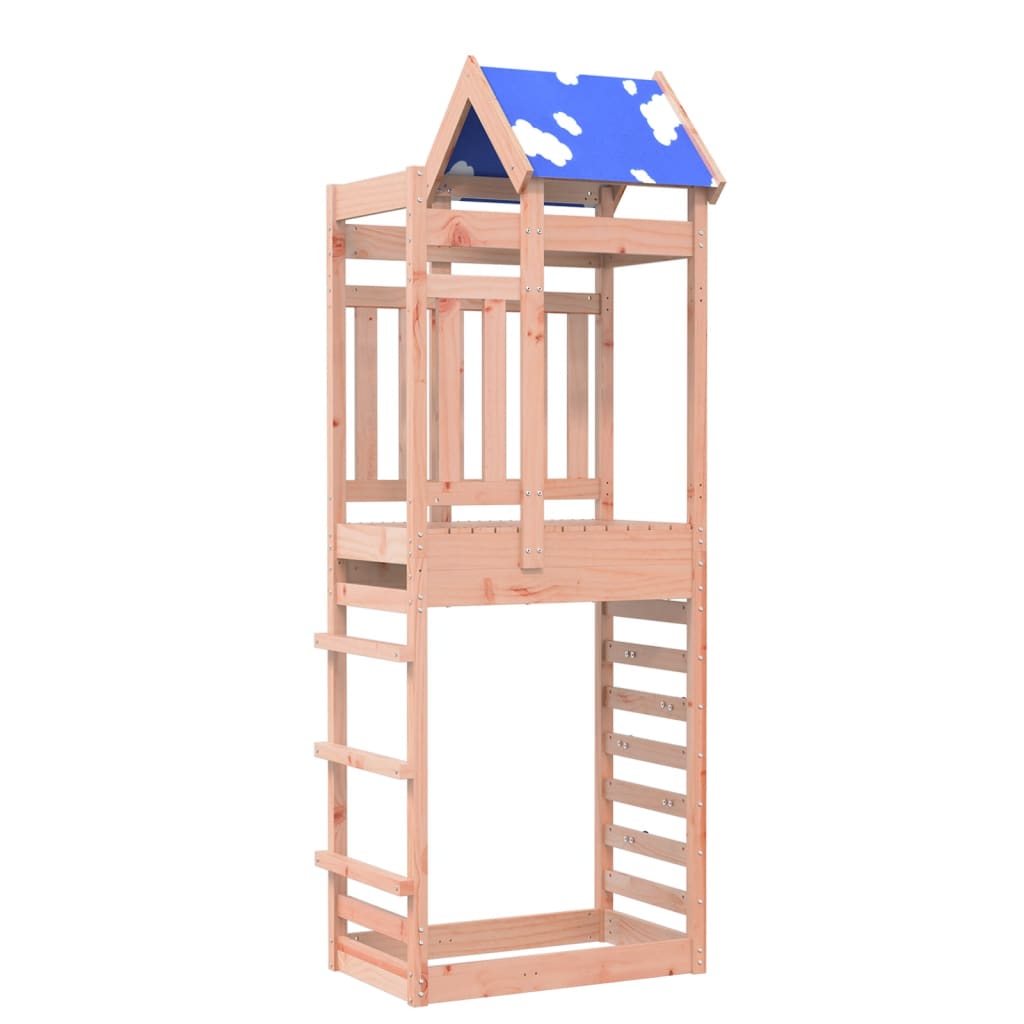 VidaXL Spielturm mit Felswand 85x52,5x239 cm Douglasie
