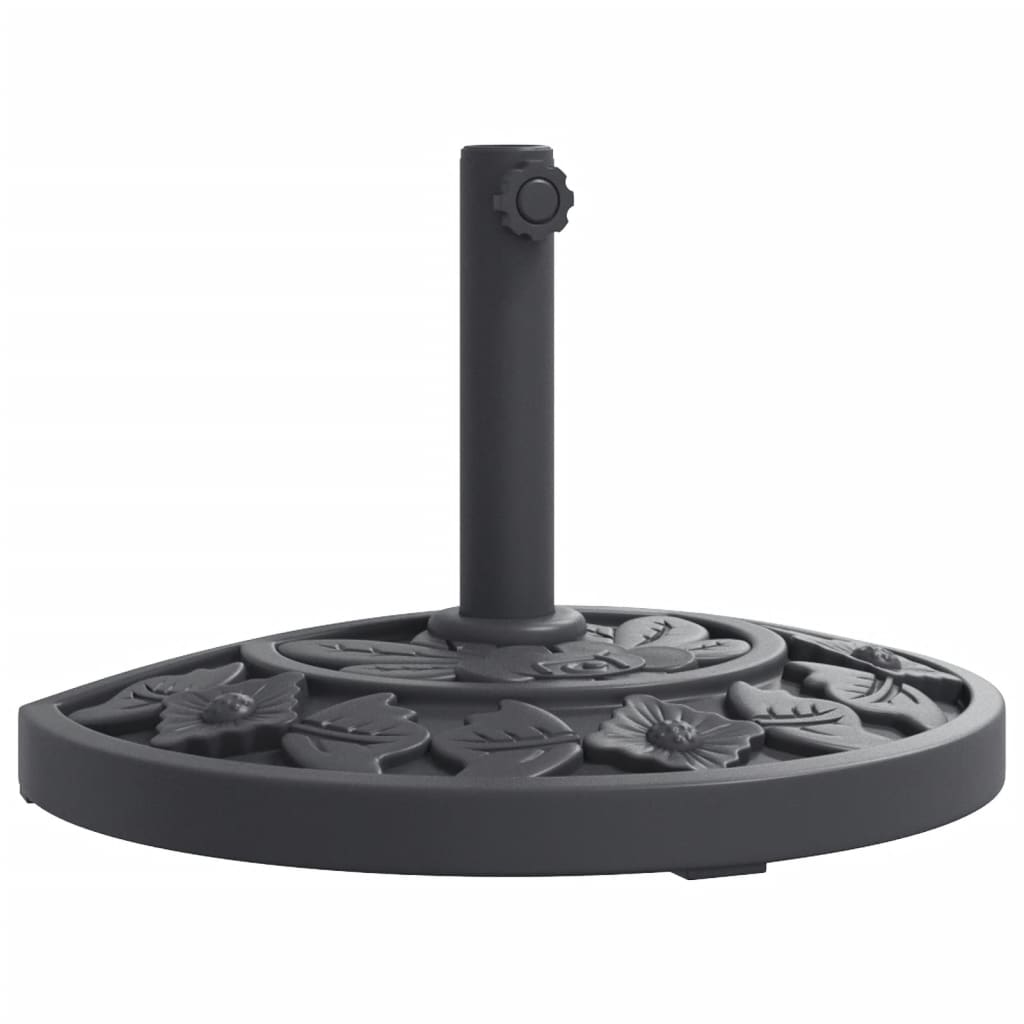 Vidaxx Sonnenschirmständer für Stange von ø38 48 mm 9 kg halbrund