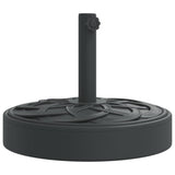 Vidaxl Sonnenschirmständer für Stangen von ø38 48 mm 25 kg rund