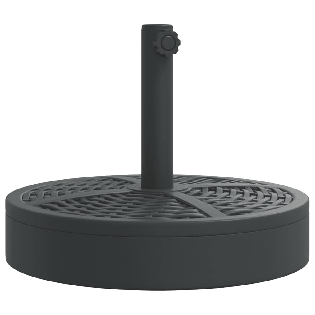 Vidaxl Sonnenschirmständer für Stangen von ø38 48 mm 25 kg rund