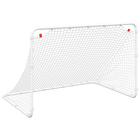 Vidaxx Fußballtor weiß 122x81x81 cm Stahl