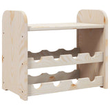 Vidaxl wijnrek met bovenblad 43x25x37 cm massief grenenhout