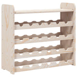 Vidaxl wijnrek met bovenblad 67,5x25x60 cm massief grenenhout