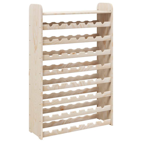 Vidaxl wijnrek met bovenblad 72,5x25x111,5 cm massief grenenhout