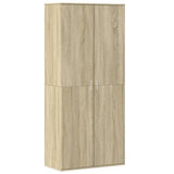 VidaXL Schuhschrank 80x39x178 cm Spanplatte Sonoma-Eiche