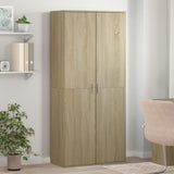 VidaXL Schuhschrank 80x39x178 cm Spanplatte Sonoma-Eiche