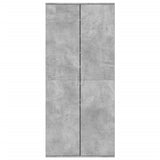 VidaXL Schuhschrank 80x39x178 cm Spanplatte betongrau