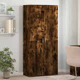 VidaXL Schuhschrank 80x39x178 cm Holzwerkstoff, geräucherte Eiche