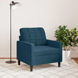 Vidaxl fauteuil 60 cm fluweel blauw