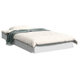 Vidaxl bedframe bewerkt hout wit 90x190 cm