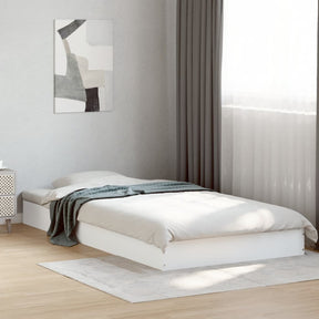 Vidaxl bedframe bewerkt hout wit 90x190 cm