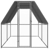 VidaXL Hühnerstall 2x4x2 m aus verzinktem Stahl