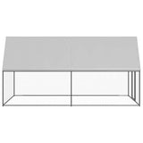 VidaXL Hühnerstall 2x4x2 m aus verzinktem Stahl