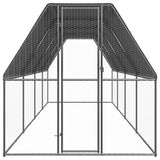 VidaXL Hühnerstall 2x8x2 m aus verzinktem Stahl