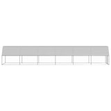 VidaXL Hühnerstall 2x12x2 m aus verzinktem Stahl