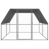 VidaXL Hühnerstall 3x4x2 m aus verzinktem Stahl