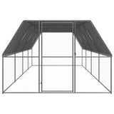 VidaXL Hühnerstall 3x8x2 m aus verzinktem Stahl