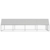 VidaXL Hühnerstall 3x8x2 m aus verzinktem Stahl