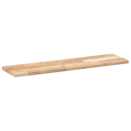 Vidaxl wandschappen 3 st zwevend 80x20x2 cm onbehandeld acaciahout