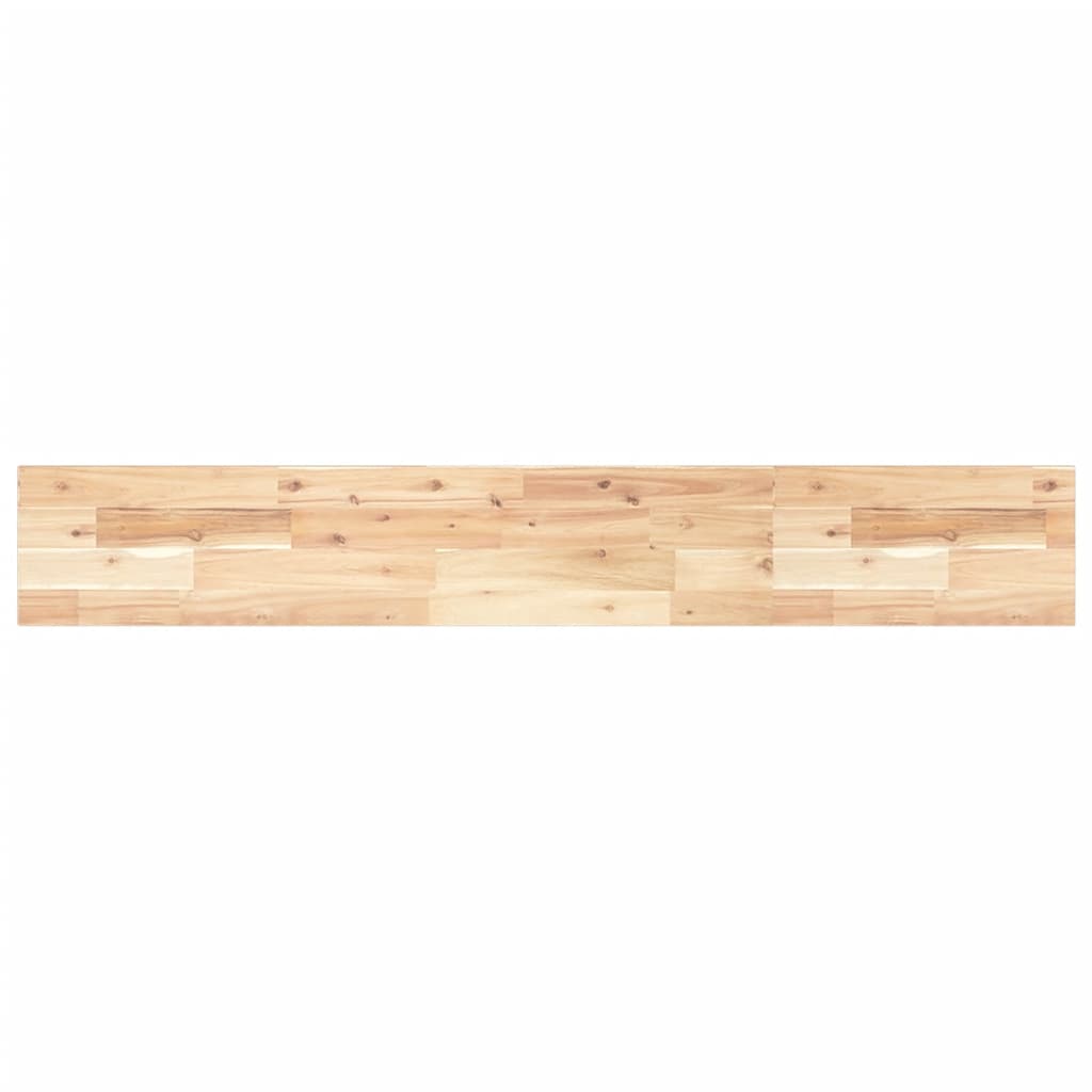 Vidaxl wandschap zwevend 160x20x2 cm onbehandeld massief acaciahout