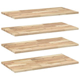 Vidaxl wandschappen 4 st zwevend 60x40x2 cm onbehandeld acaciahout