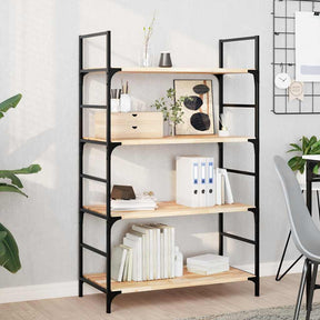 Vidaxl wandschappen 4 st zwevend 80x40x2 cm onbehandeld acaciahout