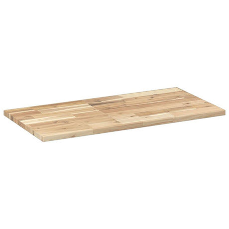 Vidaxl wandschappen 2 st zwevend 100x40x2 cm onbehandeld acaciahout