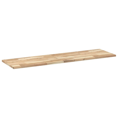 Vidaxl wandschappen 3 st zwevend 120x40x2 cm onbehandeld acaciahout
