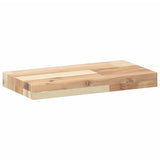 Vidaxl wandschappen 4 st zwevend 40x20x4 cm onbehandeld acaciahout