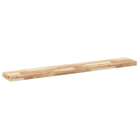 Vidaxl wandschappen 3 st zwevend 140x20x4 cm onbehandeld acaciahout