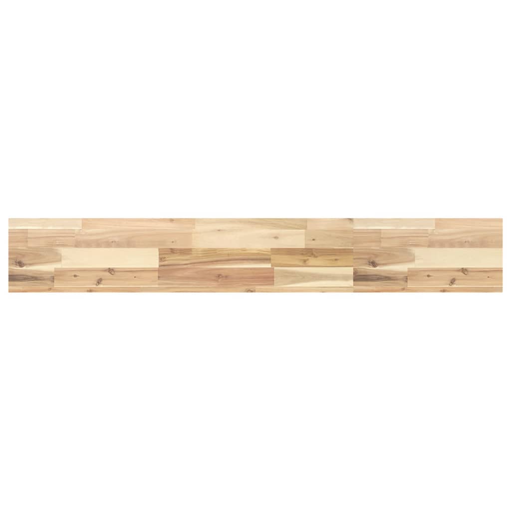 Vidaxl wandschap zwevend 160x20x4 cm onbehandeld massief acaciahout