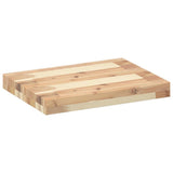 Vidaxl wandschappen 4 st zwevend 60x30x4 cm onbehandeld acaciahout
