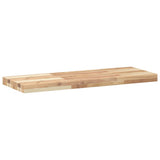 Vidaxl wandschappen 2 st zwevend 100x30x4 cm onbehandeld acaciahout