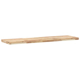 Vidaxl wandschap zwevend 140x40x4 cm onbehandeld massief acaciahout