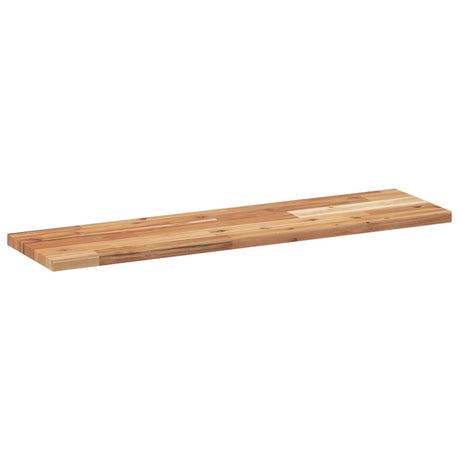 Vidaxl wandschappen 2 st zwevend olieafwerking 100x20x2 cm acaciahout