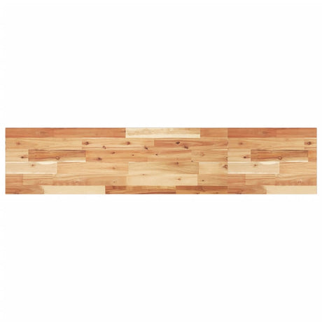 Vidaxl wandschap zwevend olieafwerking 140x30x2 cm massief acaciahout