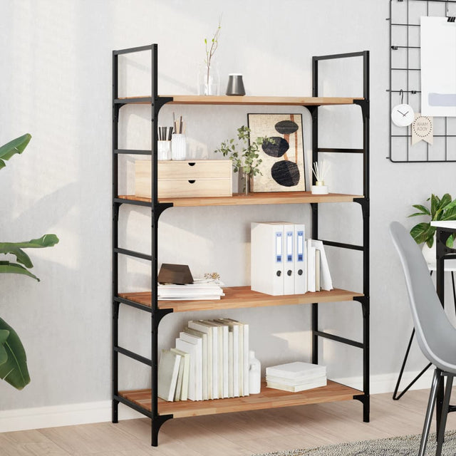 Vidaxl wandschappen 3 st zwevend olieafwerking 100x40x2 cm acaciahout