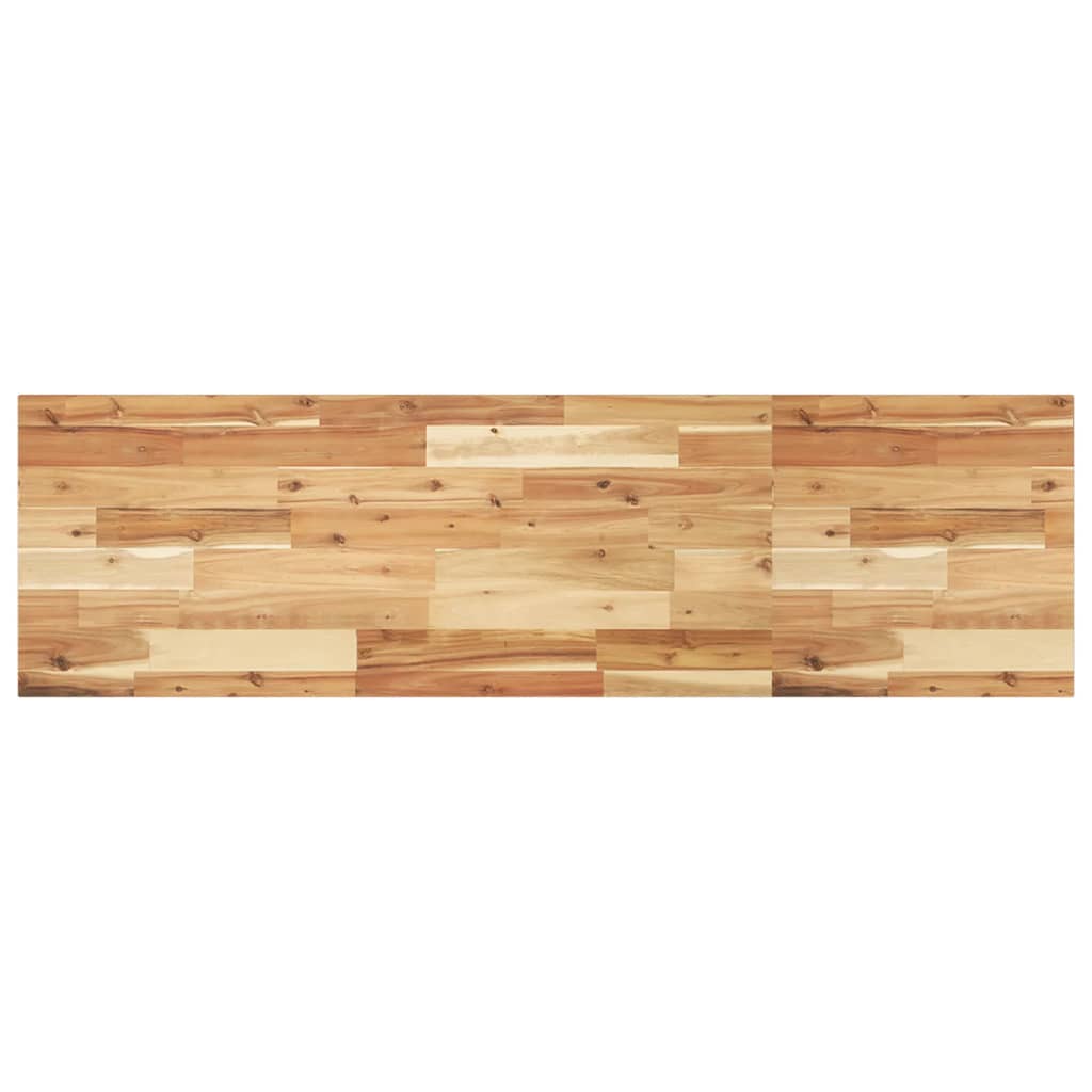 Vidaxl wandschap zwevend olieafwerking 140x40x2 cm massief acaciahout