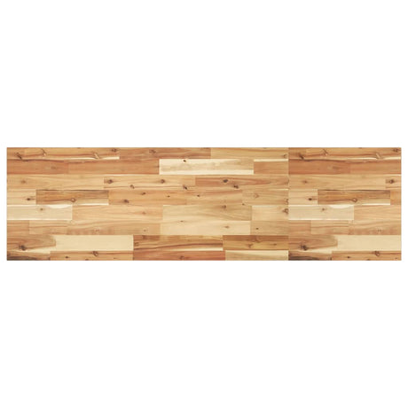 Vidaxl wandschap zwevend olieafwerking 140x40x2 cm massief acaciahout